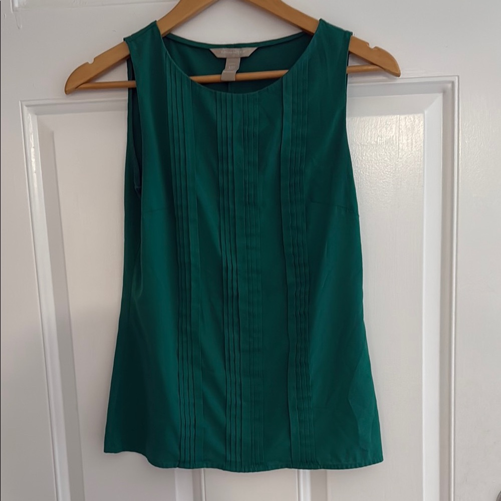 Banana Republic Teal Sleeveless Tank Top